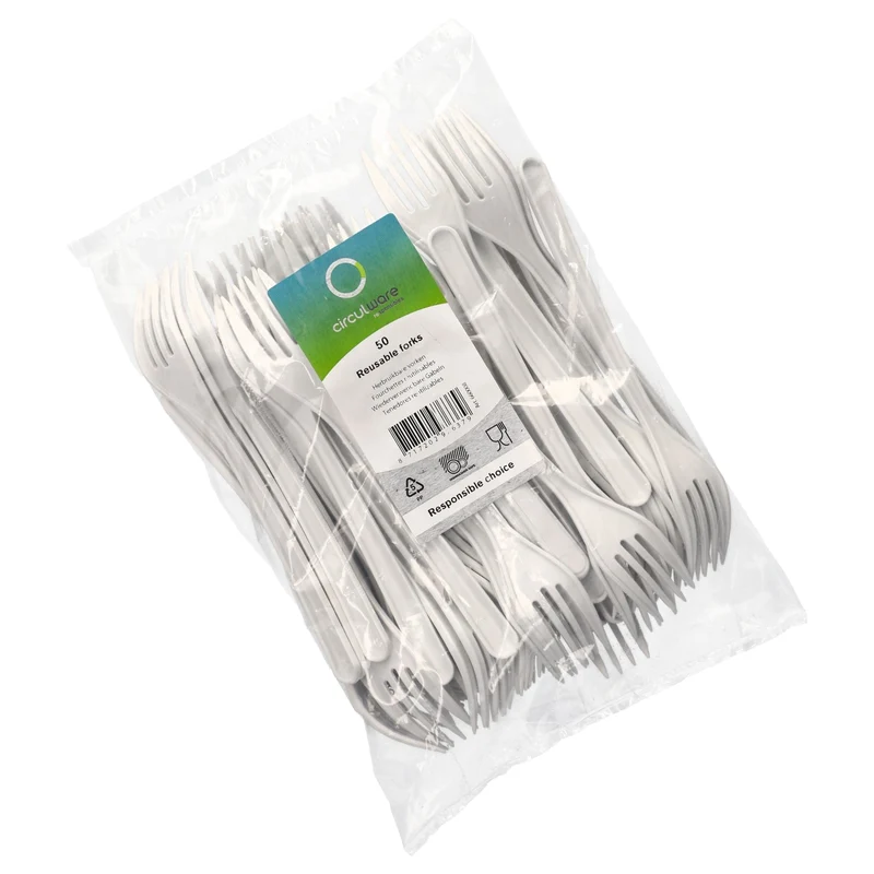 Papstar Gabel, Bio-PP, 18,5 cm, weiß