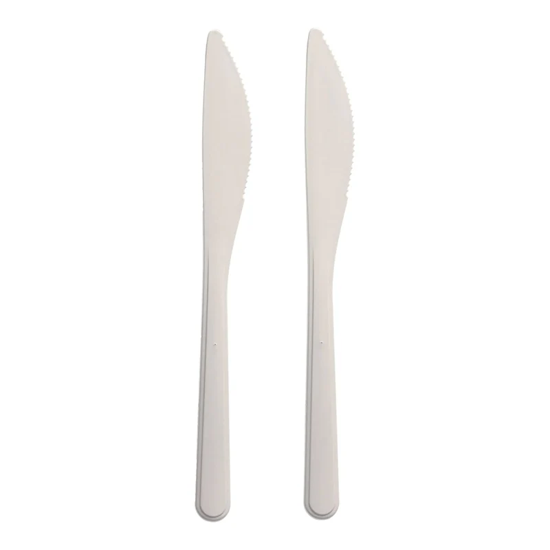 Papstar Messer, Bio-PP, 18,5 cm, weiß