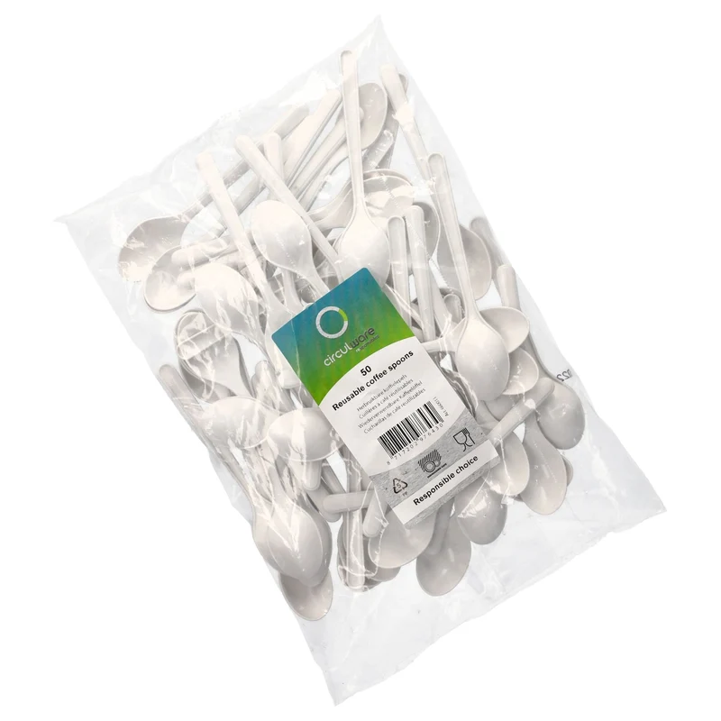 Papstar Kaffeelöffel, 13 cm, weiß