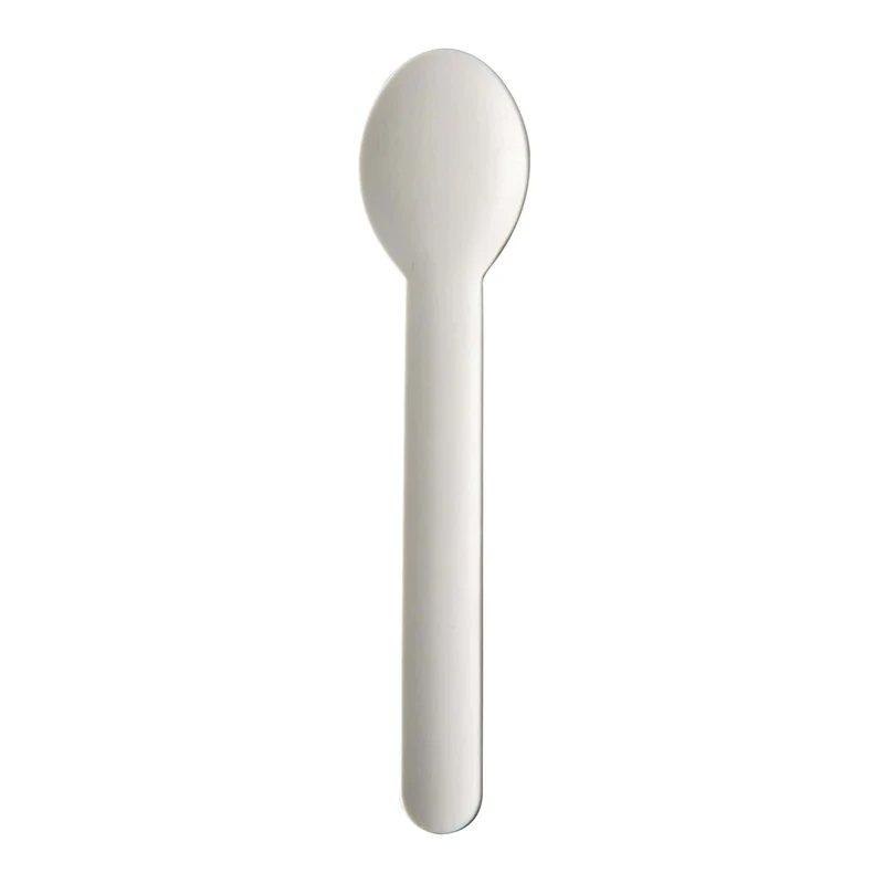 Papstar Pure Papier Löffel, 15,5 cm, weiß