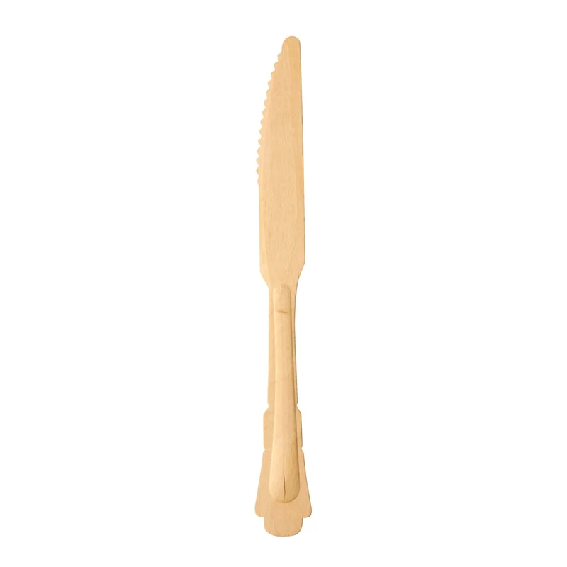 Papstar Pure Vintage Holz Messer 19,5 cm