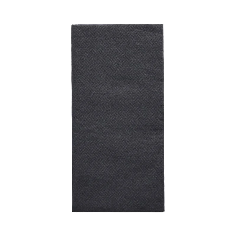 Papstar DAILY Collection Servietten, 32x32 cm, 1/8 Falz, schwarz