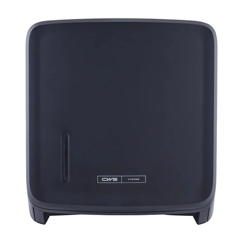 CWS PureLine EcoBlack Paper Faltpapierspender, mit Panel