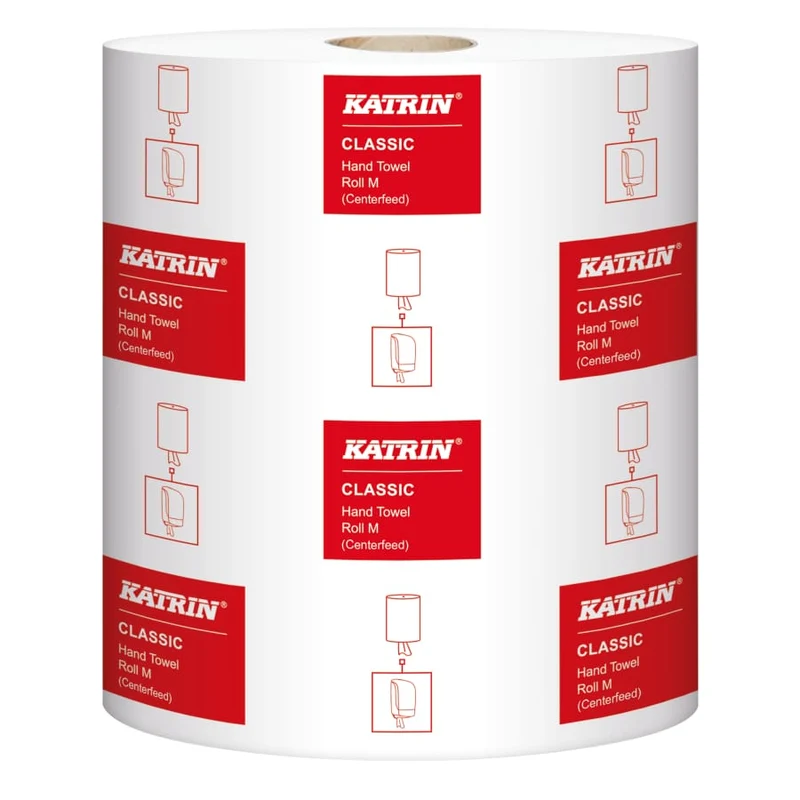 Katrin Centerfeed Handtuch-Mehrzweckrolle M 1-lagig, 1000 Blatt