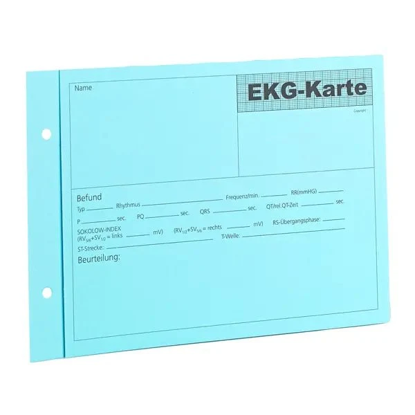EKG Karteikarten