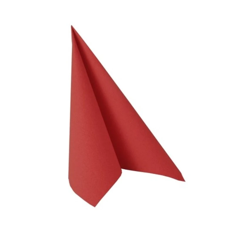 Papstar Servietten ROYAL Collection 1/4-Falz, 40 cm x 40 cm rot