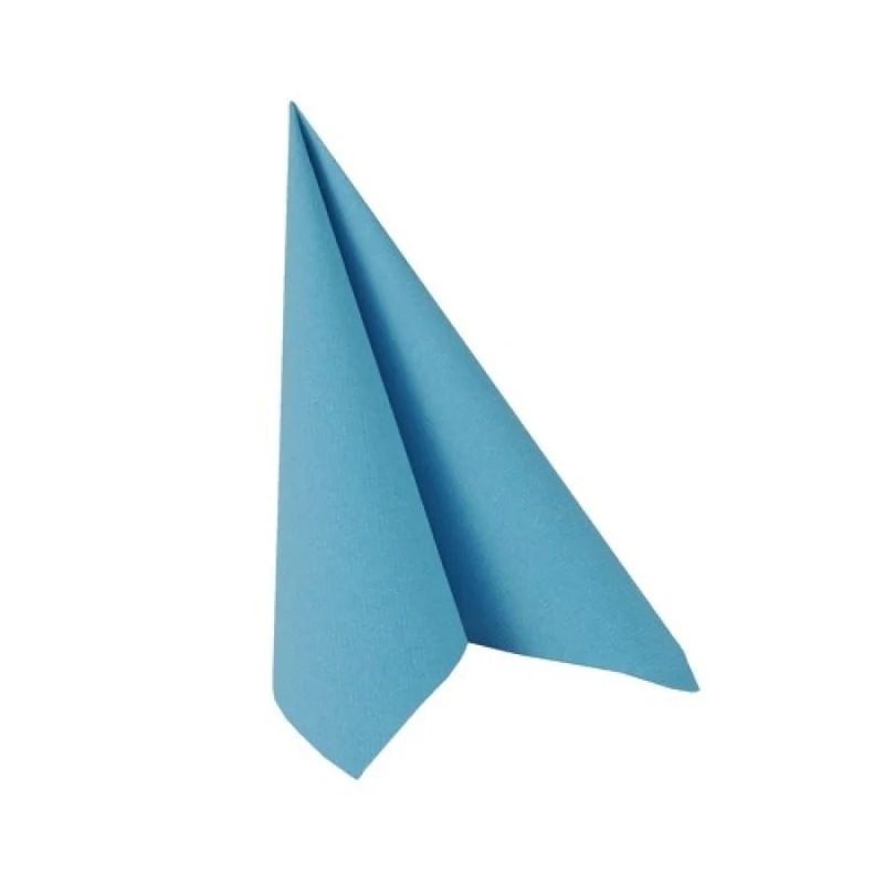 Papstar Servietten ROYAL Collection 1/4-Falz, 40 cm x 40 cm türkis