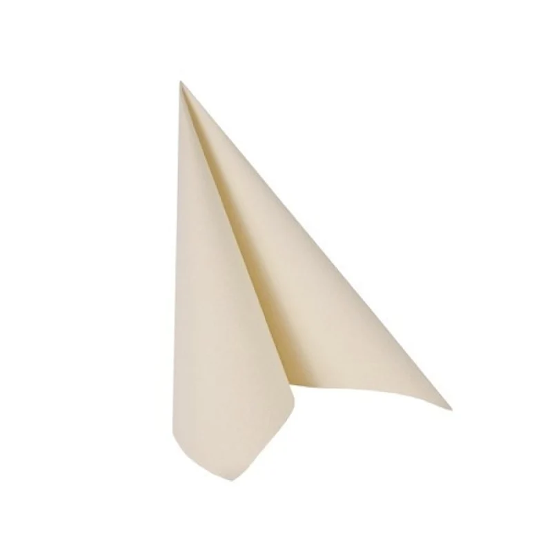 Papstar Servietten ROYAL Collection 1/4-Falz, 40 cm x 40 cm champagner