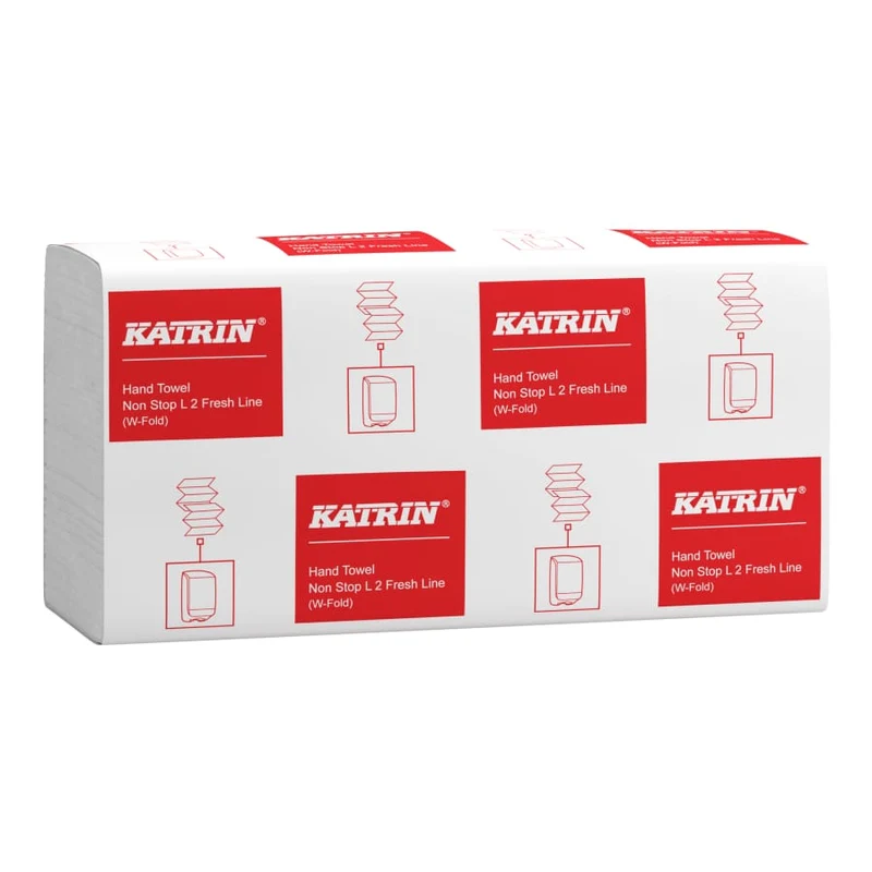 Katrin Falthandtuch Non Stop L 2 W-Falz, 135 Blatt
