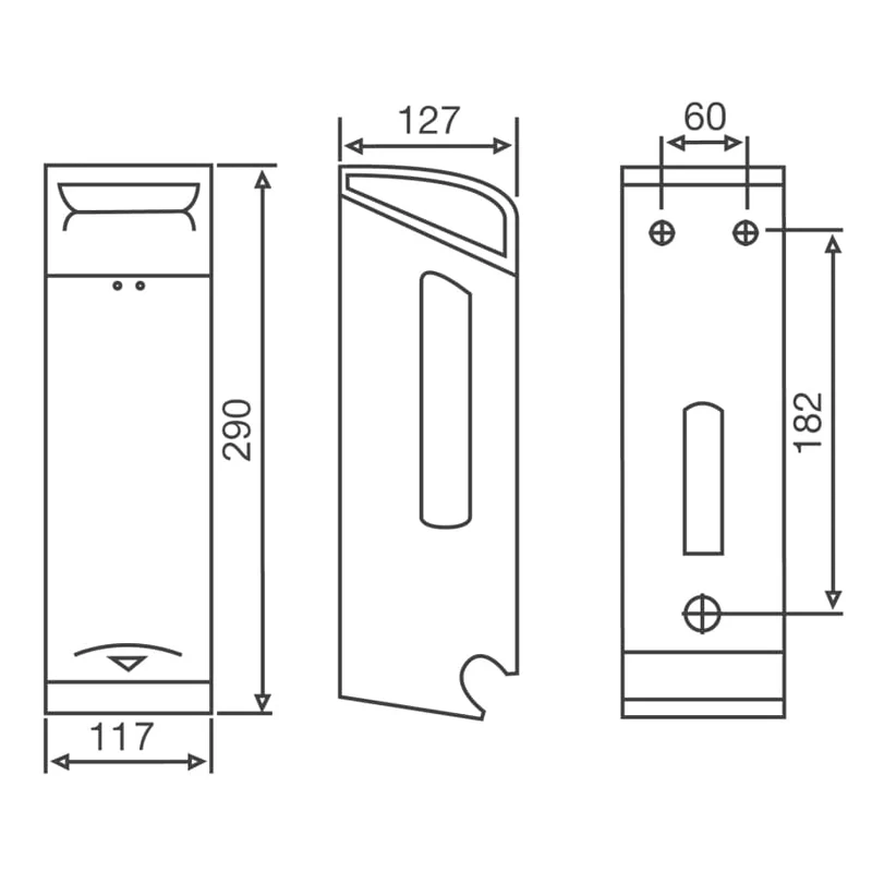 Katrin Toilettenpapierspender 2 Rollen, Edelstahl