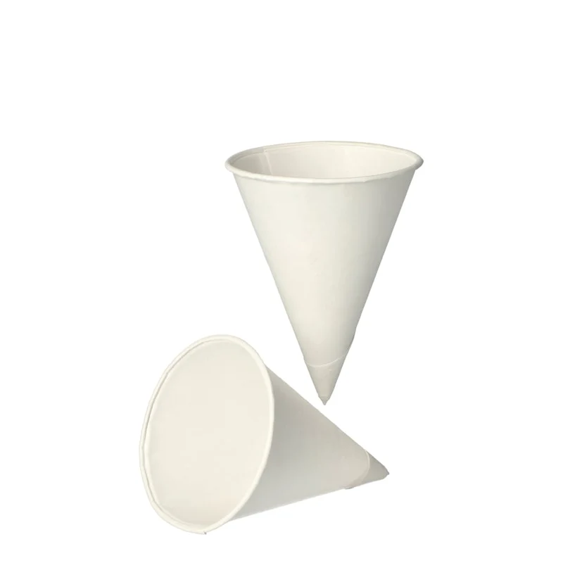 Papstar Spitzbecher, Zuckerrohrpapier, 100 ml, weiß