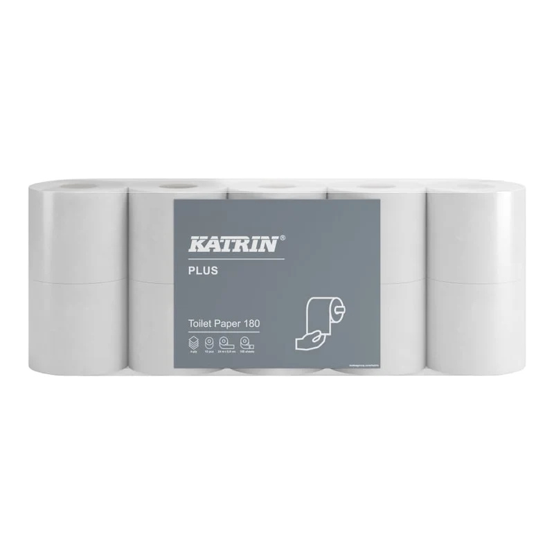 Katrin Plus Toilettenpapier 4-lagig, 180 Blatt