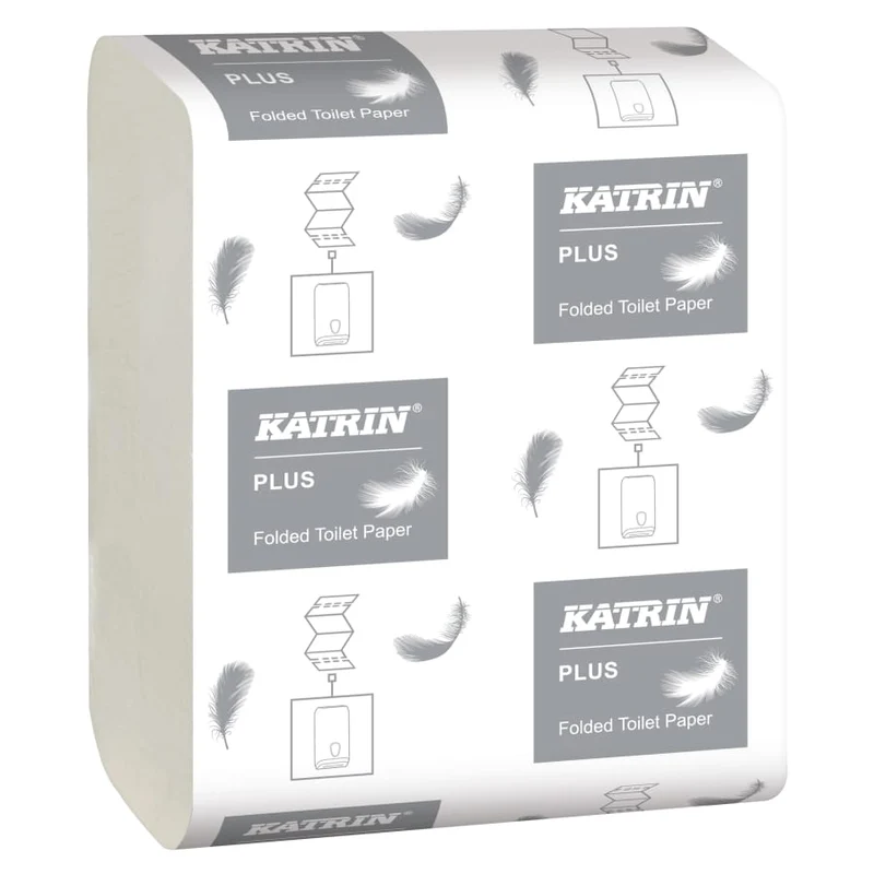 Katrin Plus Toilettenpapier Einzelblatt 2-lagig, 250 Blatt