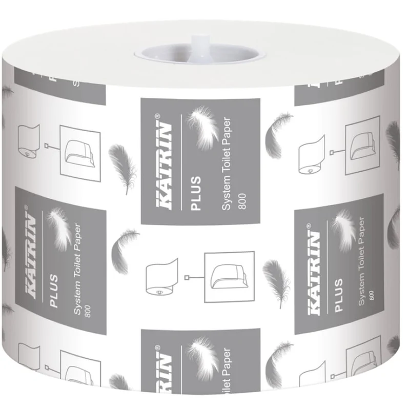 KATRIN Plus System Toilettenpapier 800 Blatt, 2-lagig