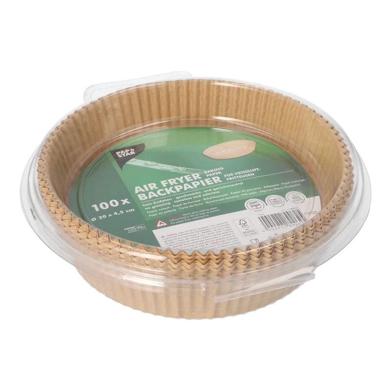 Papstar Backpapiere, rund, hitzebeständig bis 220°C