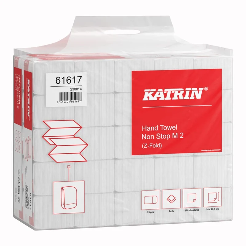 Katrin Z-Falz Falthandtücher Non Stop M 2-lagig, 160 Blatt