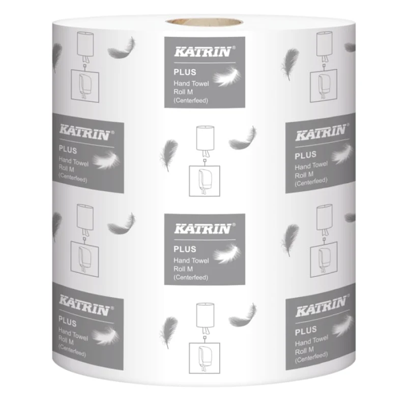 Katrin Plus Centerfeed Handtuch-Mehrzweckrolle M 2-lagig, 600 Blatt