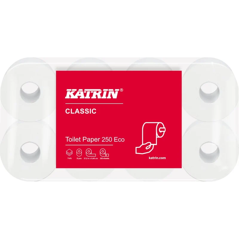 Katrin Toilettenpapier 3-lagig, 250 Blatt