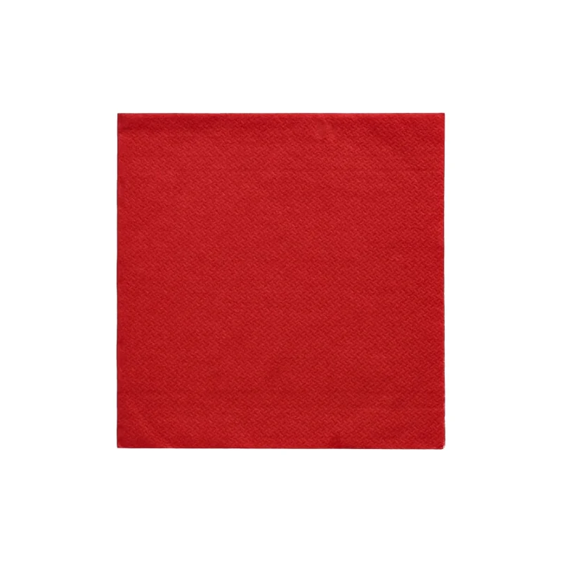Papstar DAILY Collection Servietten, 24x24 cm, 1/4 Falz, bordeaux