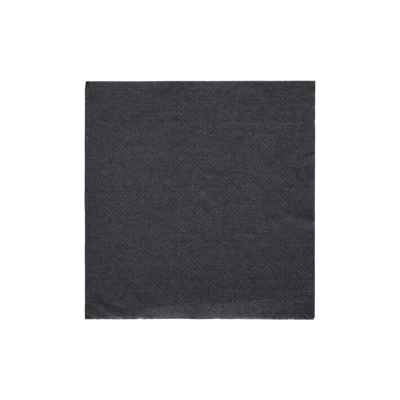 Papstar DAILY Collection Servietten, 24x24 cm, 1/4 Falz, schwarz