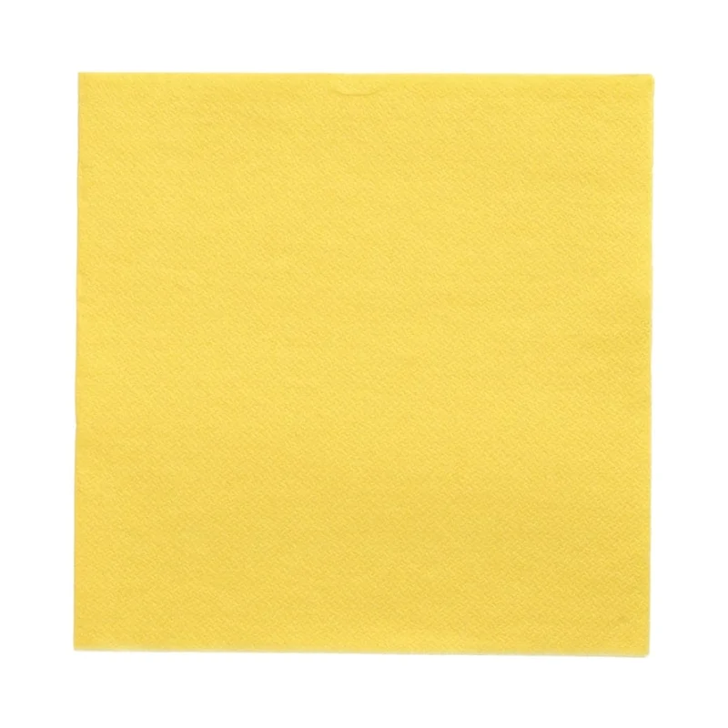Papstar DAILY Collection Servietten, 32x32 cm, 1/4 Falz, gelb