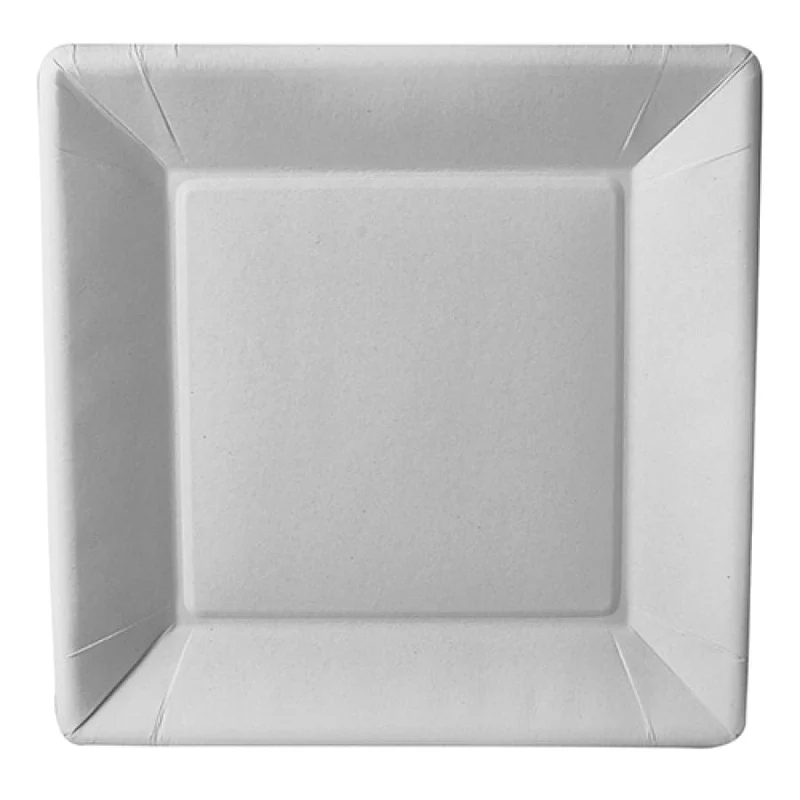 Papstar Pure Teller Pappe, eckig 22,5 x 22,5 cm