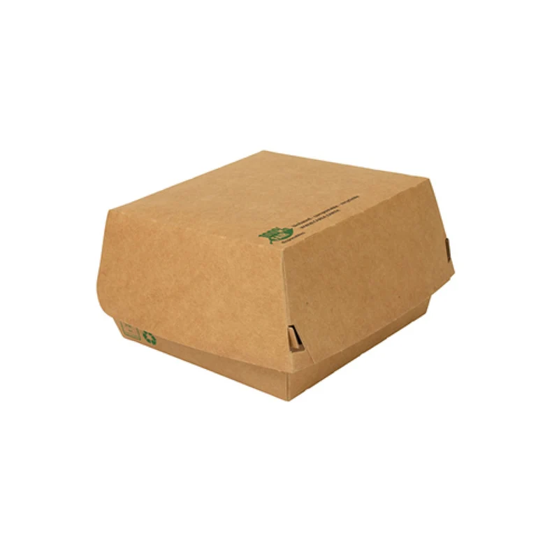 Papstar Pure "100% Fair" Burgerboxen, Pappe
