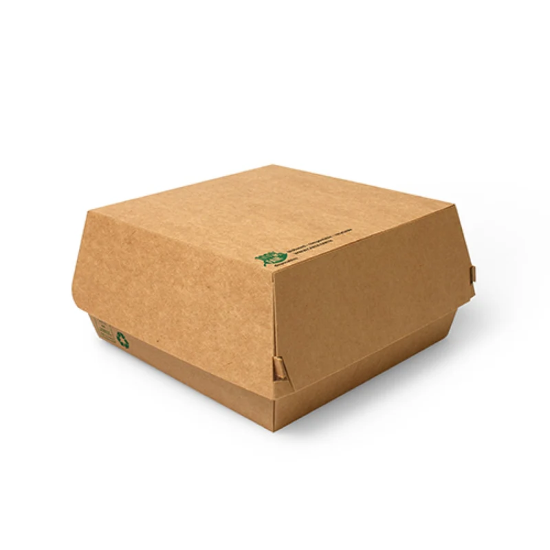 Papstar Pure "100% Fair" Burgerboxen, Pappe
