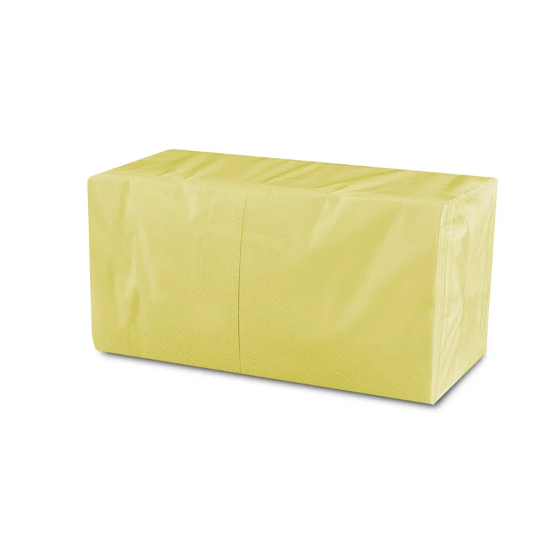 Funny Cocktailservietten, 24 x 24 cm, 2-lagig, 1/4-Falz, 7 Farben