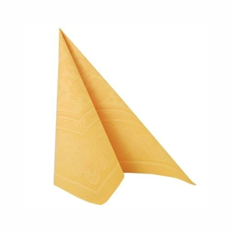 Papstar Servietten, 1/4-Falz, 40 cm x 40 cm Ornaments orange