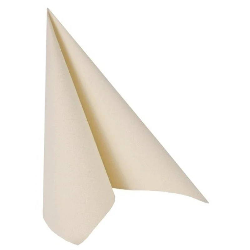 Papstar Servietten, 1/4-Falz, 40 cm x 40 cm champagner