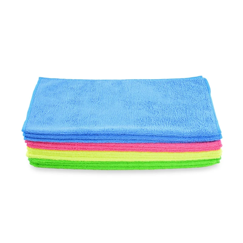 SemyTop Mikrofasertücher Extra, 32 x 32 cm, 4-farbig, 12 Stück