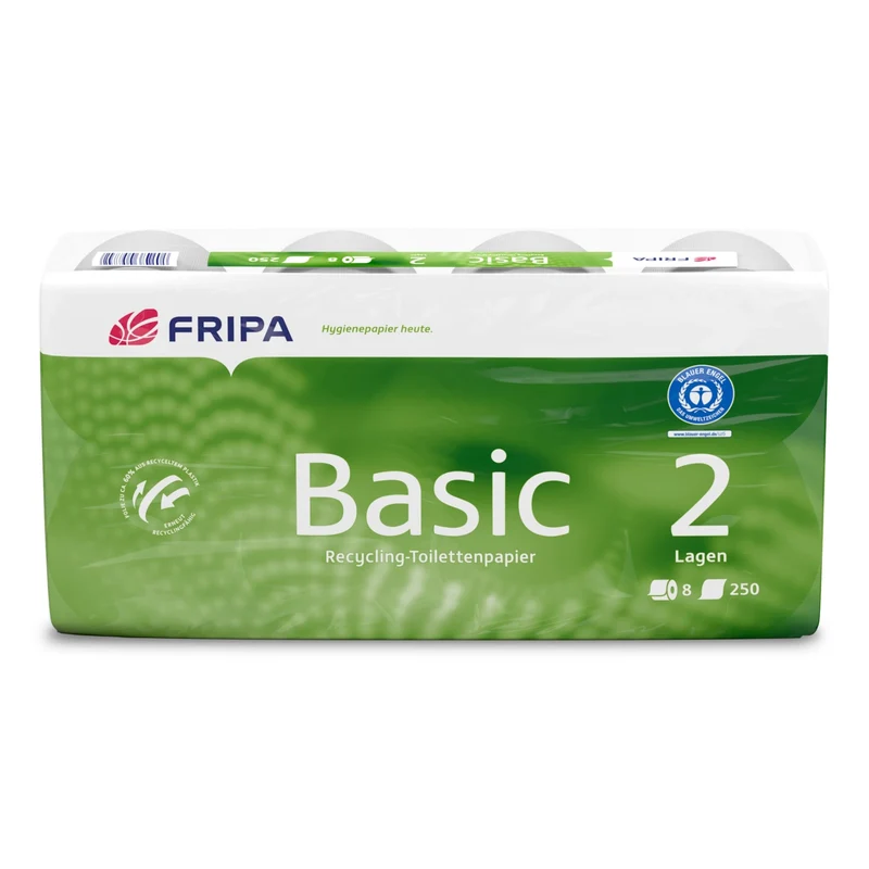 Fripa Toilettenpapier Basic, 2-lagig, recycelt
