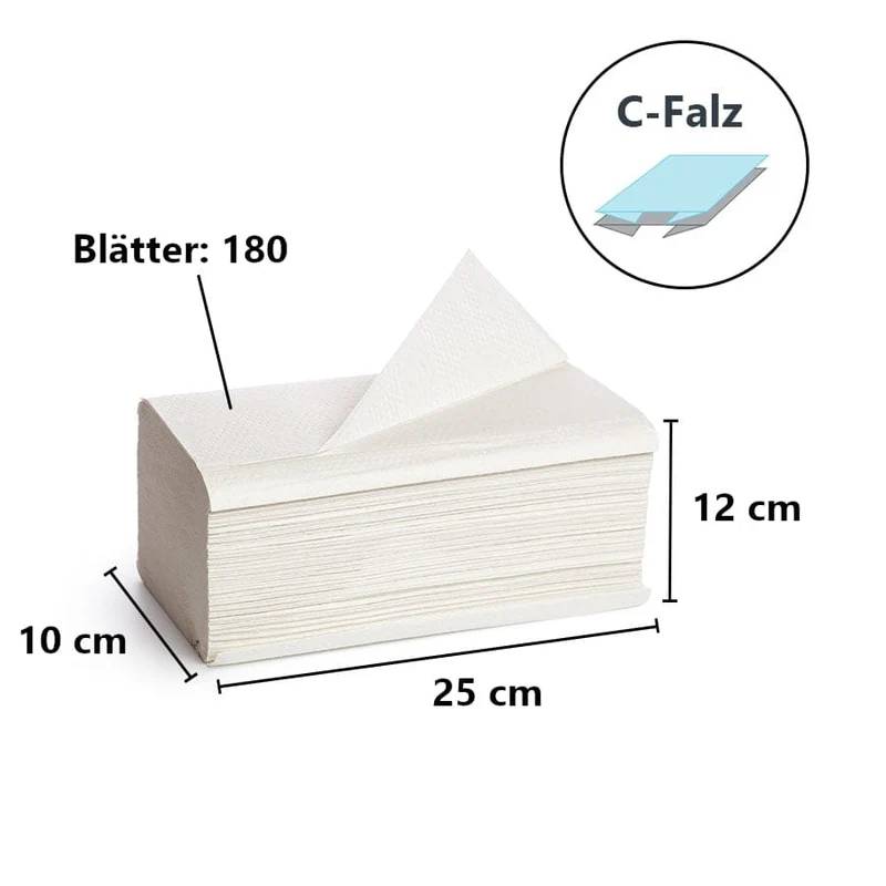 Fripa Papierhandtücher Ideal, C-Falz, 25 x 33 cm