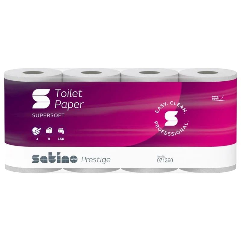 Satino Prestige Toilettenpapier 3-lagig, 150 Blatt, MT1 (Sonderaktion)