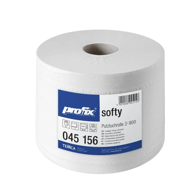 profix softy Putztuchrolle FSC, 36 x 22 cm, 2-lagig, hochweiß