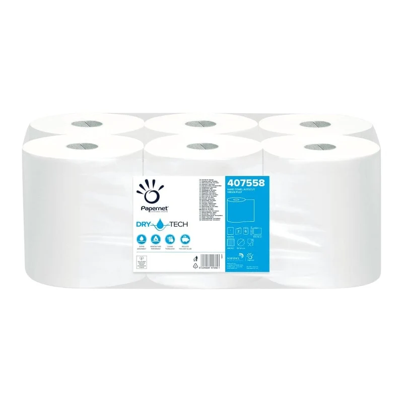 Papernet Dry Tech Autocut Handtuchrolle 2-lagig, 100 m