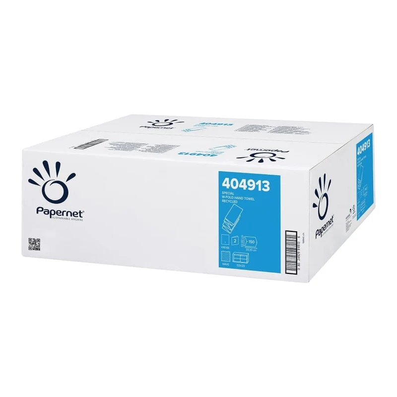 Papernet W-Falz Falthandtücher 2-lagig natur, 150 Blatt