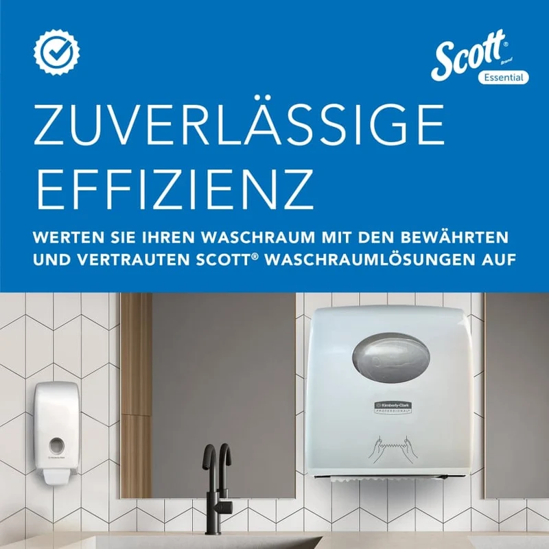 Scott Essential Falthandtücher Interfold, 1-lagig, 21,2 x 20 cm