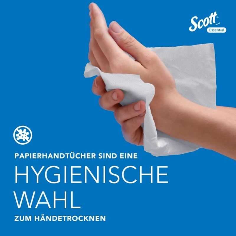 Scott Essential Falthandtücher Interfold, 1-lagig, 21,2 x 20 cm