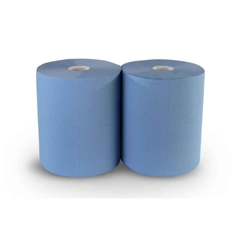 Quicky Putztuchrolle, 2-lagig, 36 x 33 cm, 500 Blatt, blau