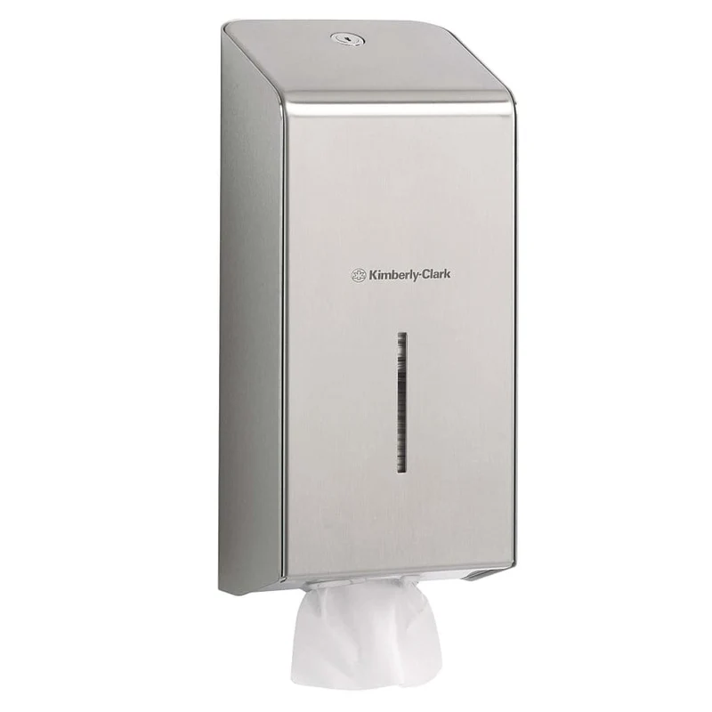 Kimberly-Clark Professional Toilettenpapierspender Einzelblatt, Edelstahl
