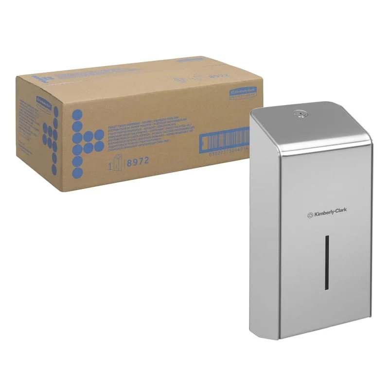 Kimberly-Clark Professional Toilettenpapierspender Einzelblatt, Edelstahl