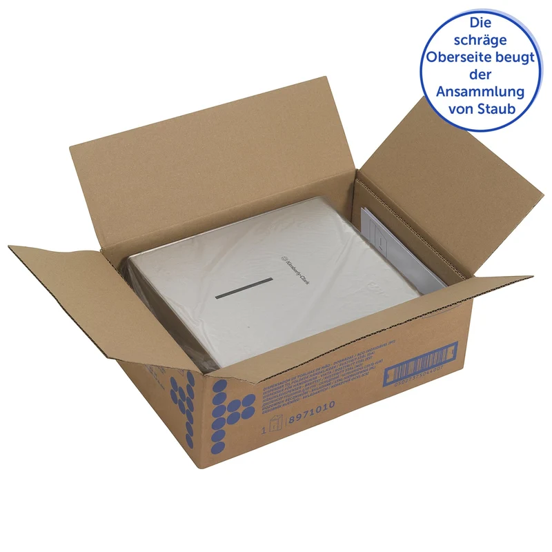 Kimberly-Clark Professional Falthandtuchspender, Edelstahl