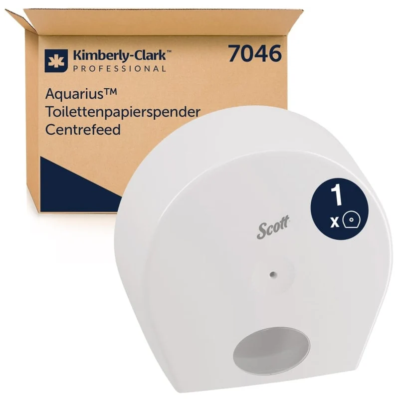 Scott Control Toilettenpapierspender Zentralentnahme, weiß