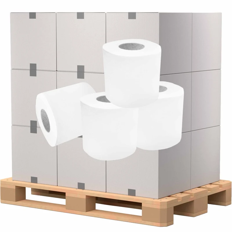 Funny Toilettenpapier, 3-lagig, hochweiß, 150 & 250 Blatt