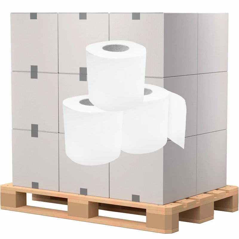 Funny Toilettenpapier, 3-lagig, hochweiß, 150 & 250 Blatt