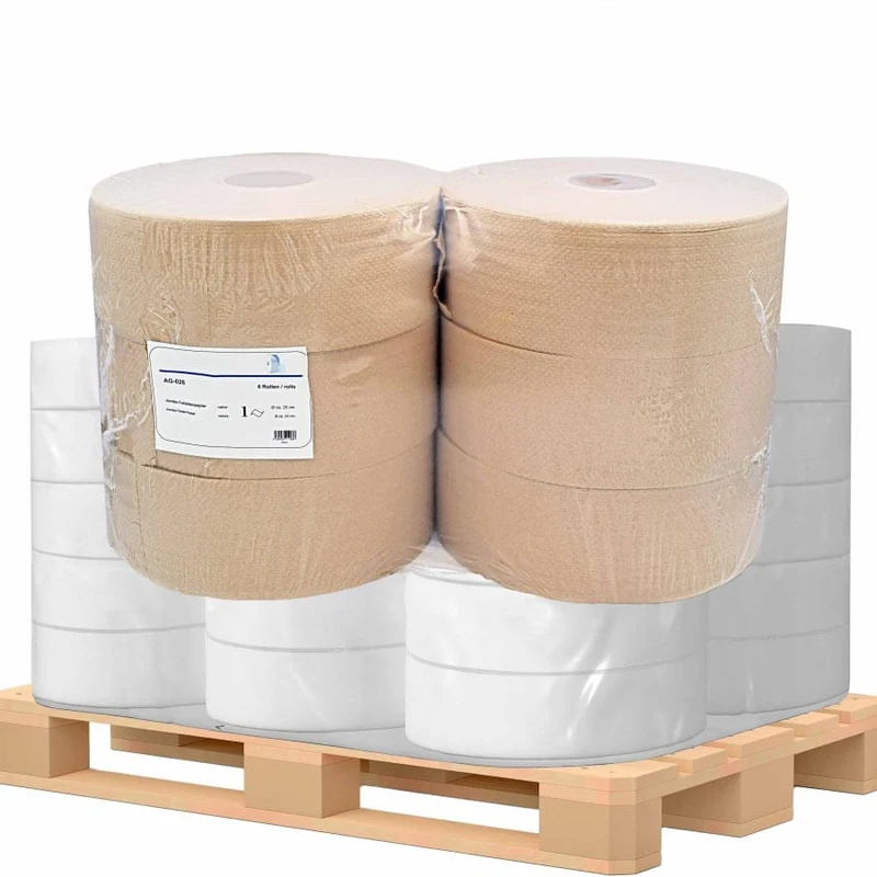 Funny Jumbo-Toilettenpapier, 1-lagig, Ø 25 cm, Recycling, naturweiß