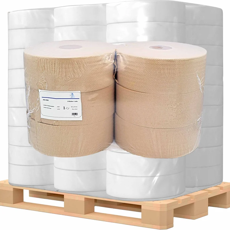 Funny Jumbo-Toilettenpapier, 1-lagig, Ø 25 cm, Recycling, naturweiß