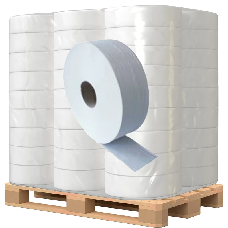 Funny Jumbo-Toilettenpapier, 2-lagig, hochweiß, Ø 25 cm, 6 Rollen